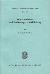 Numerus clausus und Verfassungsverwirklichung