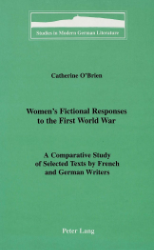 Buchcover Women's Fictional Responses to the First World War