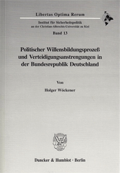 Politischer Willensbildungsprozeß und Verteidigungsanstrengungen in der Bundesrepublik Deutschland