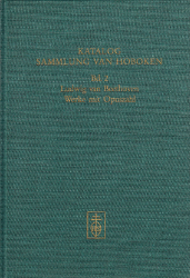 Katalog der Sammlung van Hoboken. Band 2: Ludwig van Beethoven
