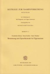 Benennung und Sprachkontakt bei Eigennamen