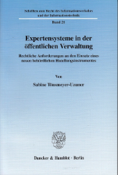 Expertensysteme in der öffentlichen Verwaltung