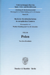 Recht der Kreditsicherheiten in europäischen Ländern, Teil IX: Polen