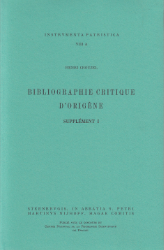 Bibliographie critique d'Origène