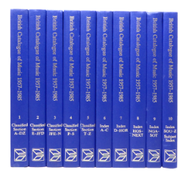 British Catalogue of Music 1957-1985