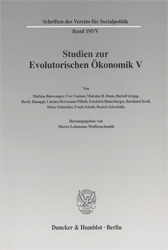 Studien zur Evolutorischen Ökonomik V