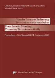 Von der Form zur Bedeutung: Texte automatisch verarbeiten/From Form to Meaning: Processing Texts Automatically