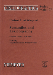 Semantics and Lexicography