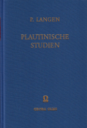 Plautinische Studien