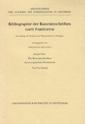Bibliographie der Runeninschriften nach Fundorten. Teil 2