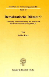 Demokratische Diktatur?