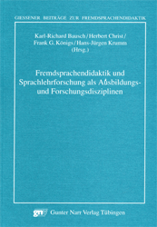 Fremdsprachendidaktik und Sprachlehrforschung als Ausbildungs- und Forschungsdisziplinen