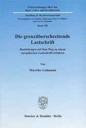 Die grenzüberschreitende Lastschrift