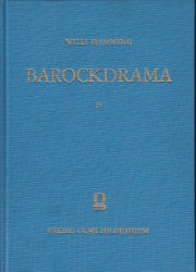 Barockdrama. Band 4: Die deutsche Barockkomödie