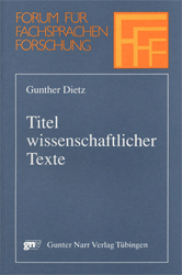 Titel wissenschaftlicher Texte