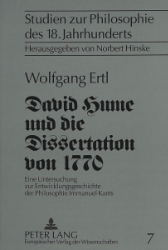 David Hume und die Dissertation von 1770