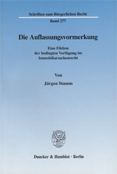 Die Auflassungsvormerkung