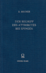 Der Begriff des Attributes bei Spinoza