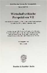 Wirtschaftsethische Perspektiven VII