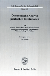 Ökonomische Analyse politischer Institutionen