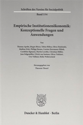 Empirische Institutionenökonomik: Konzeptionelle Fragen und Anwendungen