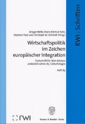 Wirtschaftspolitik im Zeichen europäischer Integration