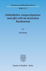 Einheitlicher Ansprechpartner und effet utile im deutschen Bundesstaat