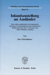 Inlandszustellung an Ausländer