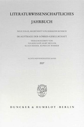 Literaturwissenschaftliches Jahrbuch. 48. Band