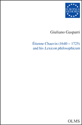 Étienne Chauvin (1640-1725) and his »Lexicon philosophicum«