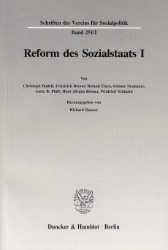 Reform des Sozialstaats I.