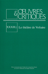 Le théâtre de Voltaire