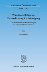 Wunsiedel: Billigung, Verherrlichung, Rechtfertigung