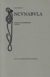 Incunabula der Staats- und Stadtbibliothek Augsburg - Hubay, Ilona