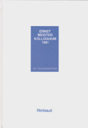 Erstes Ernst Meister Kolloquium 1991