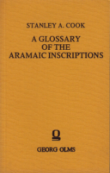 A Glossary of the Aramaic Inscriptions