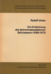 Die Entwicklung des tschechoslowakischen Schulwesens 1959-1970