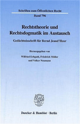 Rechtstheorie und Rechtsdogmatik im Austausch