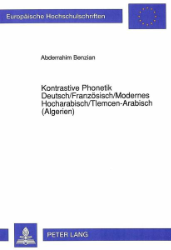 Kontrastive Phonetik Deutsch, Französisch, modernes Hocharabisch, Tlemcen-Arabisch (Algerien)