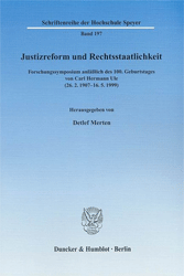 Justizreform und Rechtsstaatlichkeit
