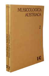 Musicologica Austriaca. Band 1 und 2