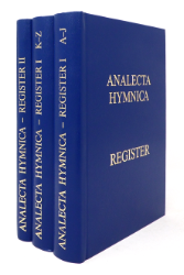 Analecta hymnica medii aevi. Register