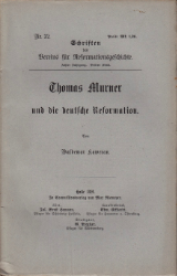 Thomas Murner und die deutsche Reformation