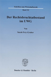 Der Rechtsbruchtatbestand im UWG