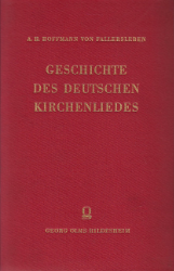 Geschichte des deutschen Kirchenliedes bis auf Luthers Zeit