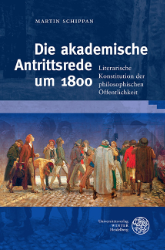Buchcover Die akademische Antrittsrede um 1800