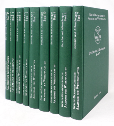 Buchcover Berlin-Brandenburgische Akademie der Wissenschaften: Berichte und Abhandlungen. 9 ...