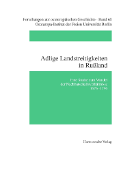 Adlige Landstreitigkeiten in Rußland