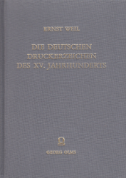 Die deutschen Druckerzeichen des 15. Jahrhunderts