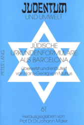 Jüdische Urkundenformulare aus Barcelona